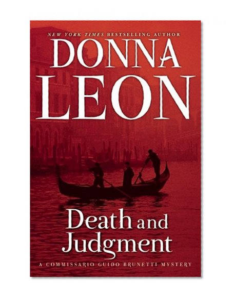 Book Cover Death and Judgment: A Commissario Guido Brunetti Mystery