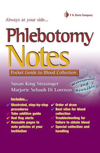 Book Cover Phlebotomy Notes: Pocket Guide to Blood Collection (Davis's Notes)