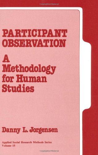 Book Cover Participant Observation: A Methodology for Human Studies (Applied Social Research Methods)