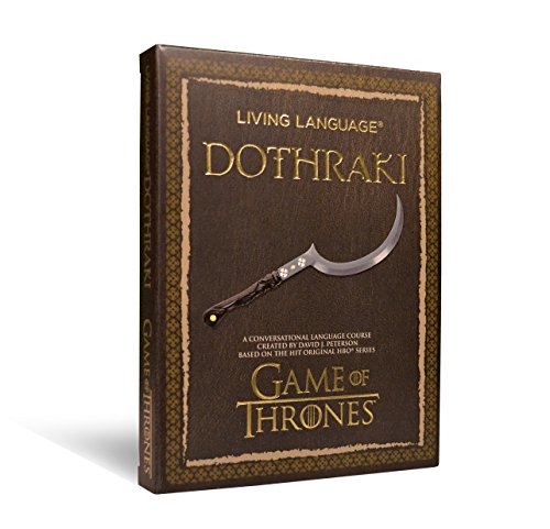 Book Cover Living Language Dothraki: A Conversational Language Course Based on the Hit Original HBO Series Game of Thrones (Living Language Courses)