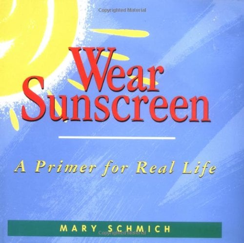 Book Cover Wear Sunscreen: A Primer for Real Life