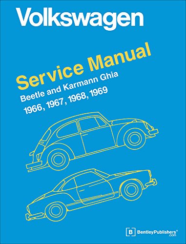 Book Cover Volkswagen Beetle and Karmann Ghia Service Manual, Type 1: 1966, 1967, 1968, 1969