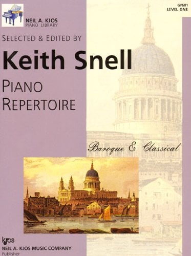 Book Cover GP601 - Piano Repertoire - Baroque & Classical - Level 1