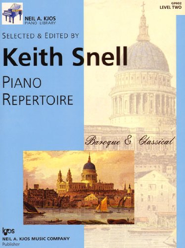 Book Cover GP602 - Piano Repertoire: Baroque & Classical Level Two