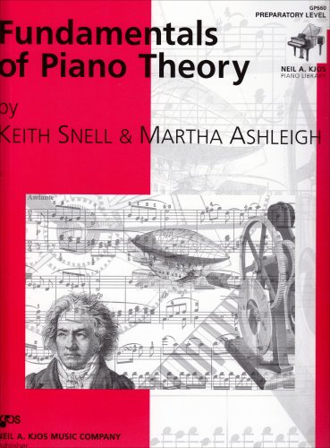 Book Cover GP660 - Fundamentals of Piano Theory - Preparatory Level