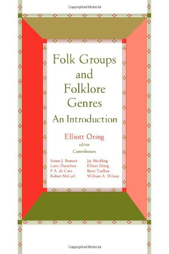 Book Cover Folk Groups And Folklore Genres: An Introduction