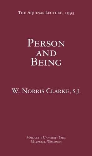 Book Cover Person and Being (Aquinas Lecture)
