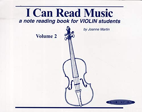 Book Cover I Can Read Music, Vol 2: A note reading book for VIOLIN students