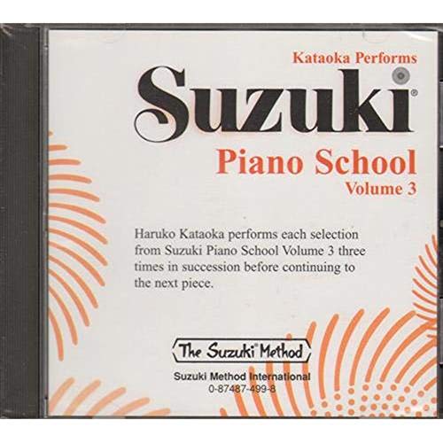 Book Cover Kataoka Performs Suzuki Piano School Volume 3 Audio CD