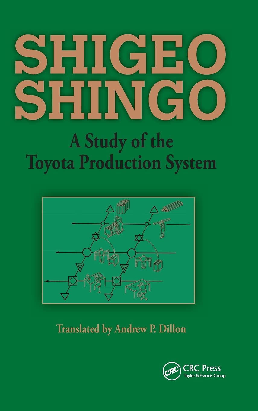 Book Cover A Study of the Toyota Production System: From an Industrial Engineering Viewpoint (Produce What Is Needed, When It's Needed)