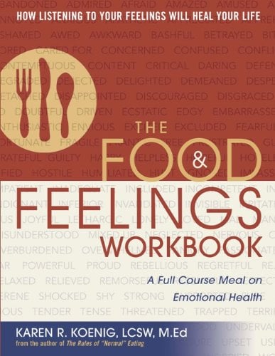 Book Cover Food and Feelings Workbook: A Full Course Meal on Emotional Health