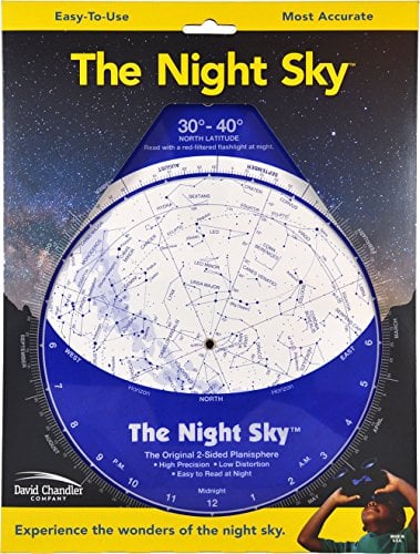 Book Cover The Night Sky 30Â°-40Â° (Large; North Latitude)