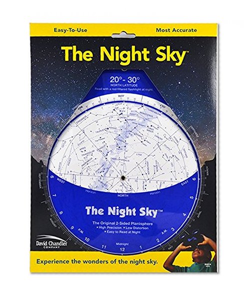 Book Cover The Night Sky 20Â°-30Â°N (Large) Star Finder