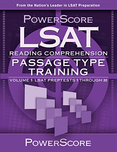 Book Cover PowerScore LSAT Reading Comprehension: Passage Type Training (PowerScore Test Preparation)