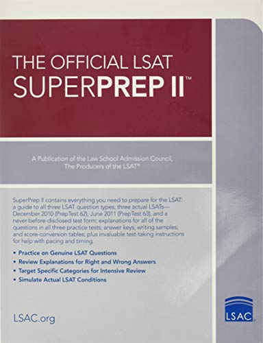 Book Cover The Official LSAT SuperPrep II: The Champion of LSAT Prep