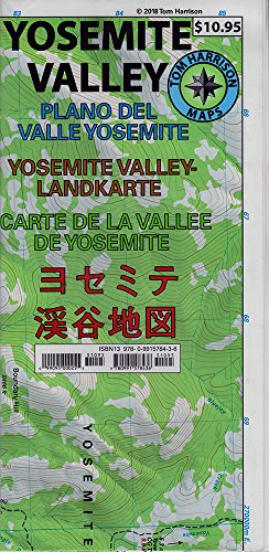 Book Cover Yosemite Valley Map (CA) (Tom Harrison Maps)