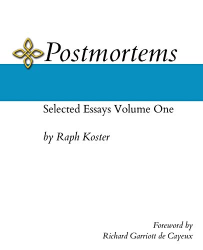Book Cover Postmortems: Selected Essays Volume One (1)