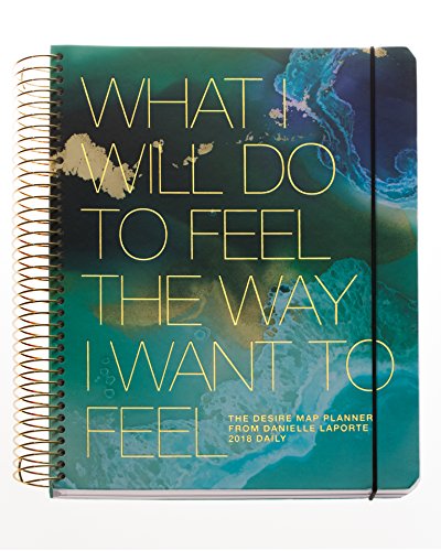 Book Cover The Desire Map Planner from Danielle Laporte 2018 Daily (Teals & Gold)
