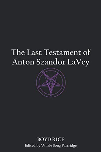 Book Cover The Last Testament of Anton Szandor LaVey