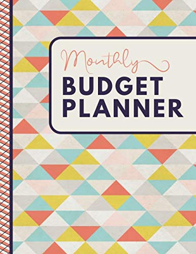 Book Cover Monthly Budget Planner: A 12 Month Personal Finance Planner Organizer for Debt Free Money Management
