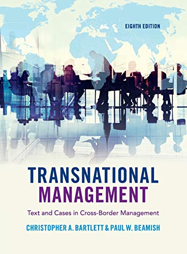 Book Cover Transnational Management: Text and Cases in Cross-Border Management