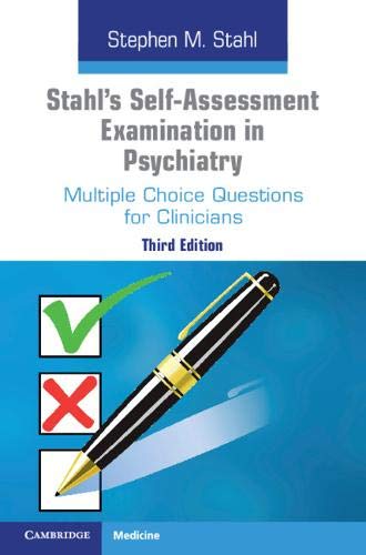 Book Cover Stahl's Self-Assessment Examination in Psychiatry: Multiple Choice Questions for Clinicians