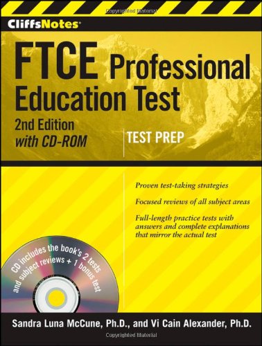 Cliffsnotes Ftce Professional Education Test Withcd Rom