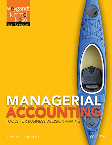 Book Cover Managerial Accounting: Tools for Business Decision Making