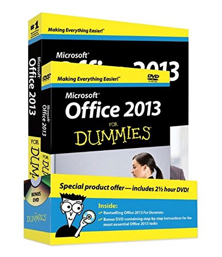 Book Cover Office 2013 For Dummies, Book + DVD Bundle