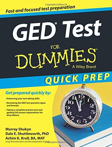 Book Cover GED Test For Dummies, Quick Prep (For Dummies Series)