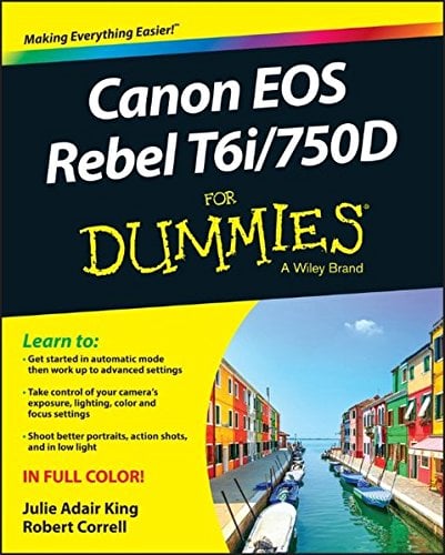 Book Cover Canon EOS Rebel T6i / 750D For Dummies (For Dummies (Computer/tech))
