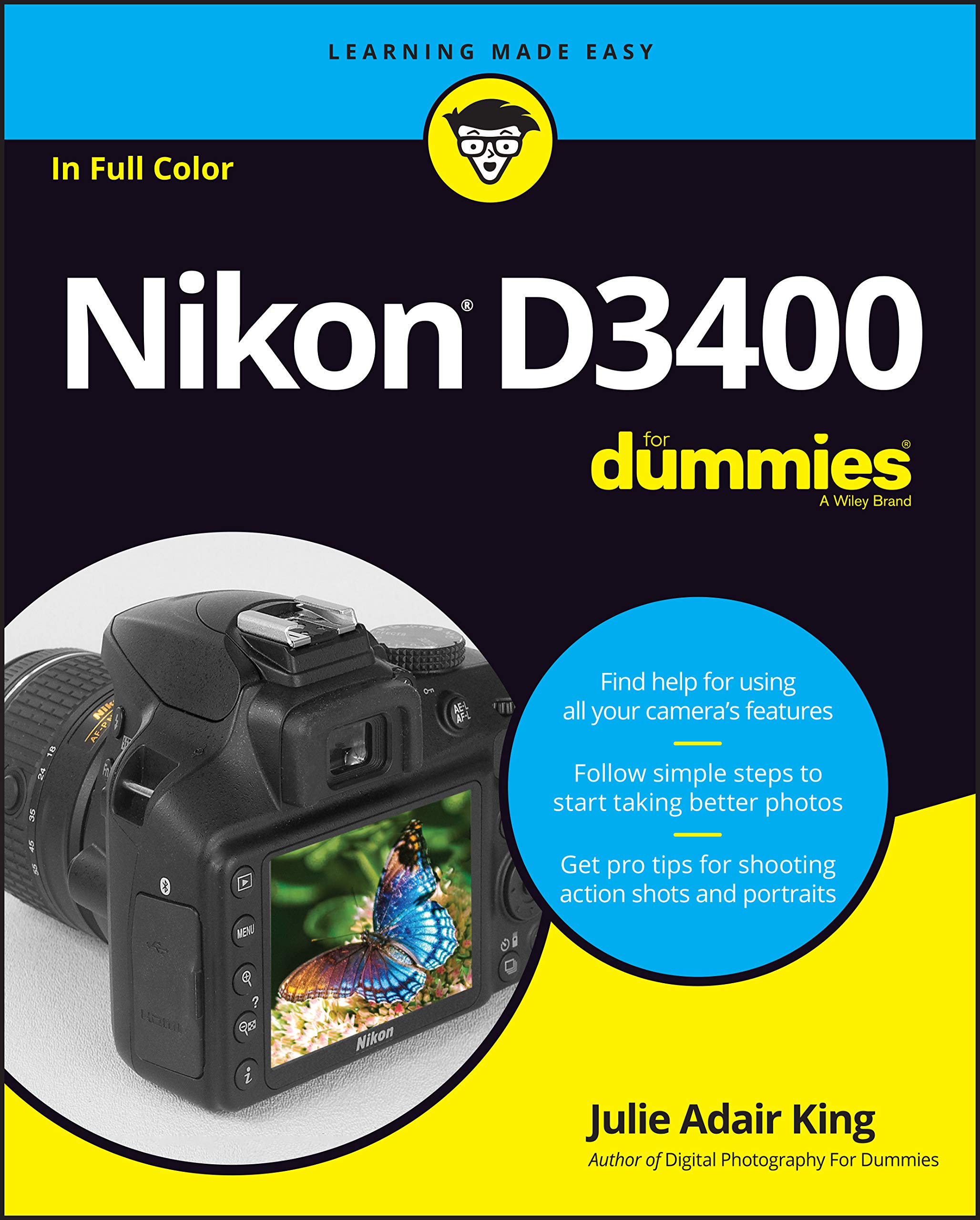 Book Cover Nikon D3400 For Dummies (For Dummies (Lifestyle))