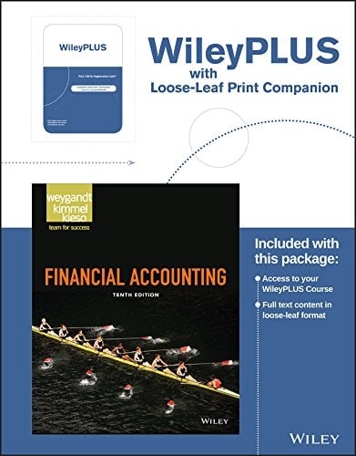 Book Cover Financial Accounting, 10e WileyPLUS Registration Card + Loose-leaf Print Companion