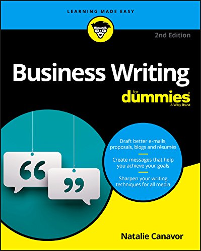 Book Cover Business Writing For Dummies (For Dummies (Lifestyle))