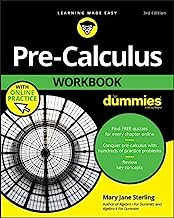 Book Cover Pre-Calculus Workbook For Dummies