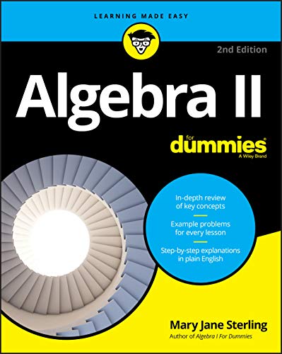 Book Cover Algebra II For Dummies, 2nd Edition