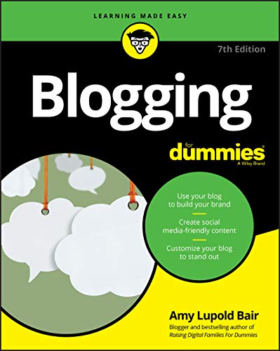 Book Cover Blogging For Dummies (For Dummies (Computer/Tech))