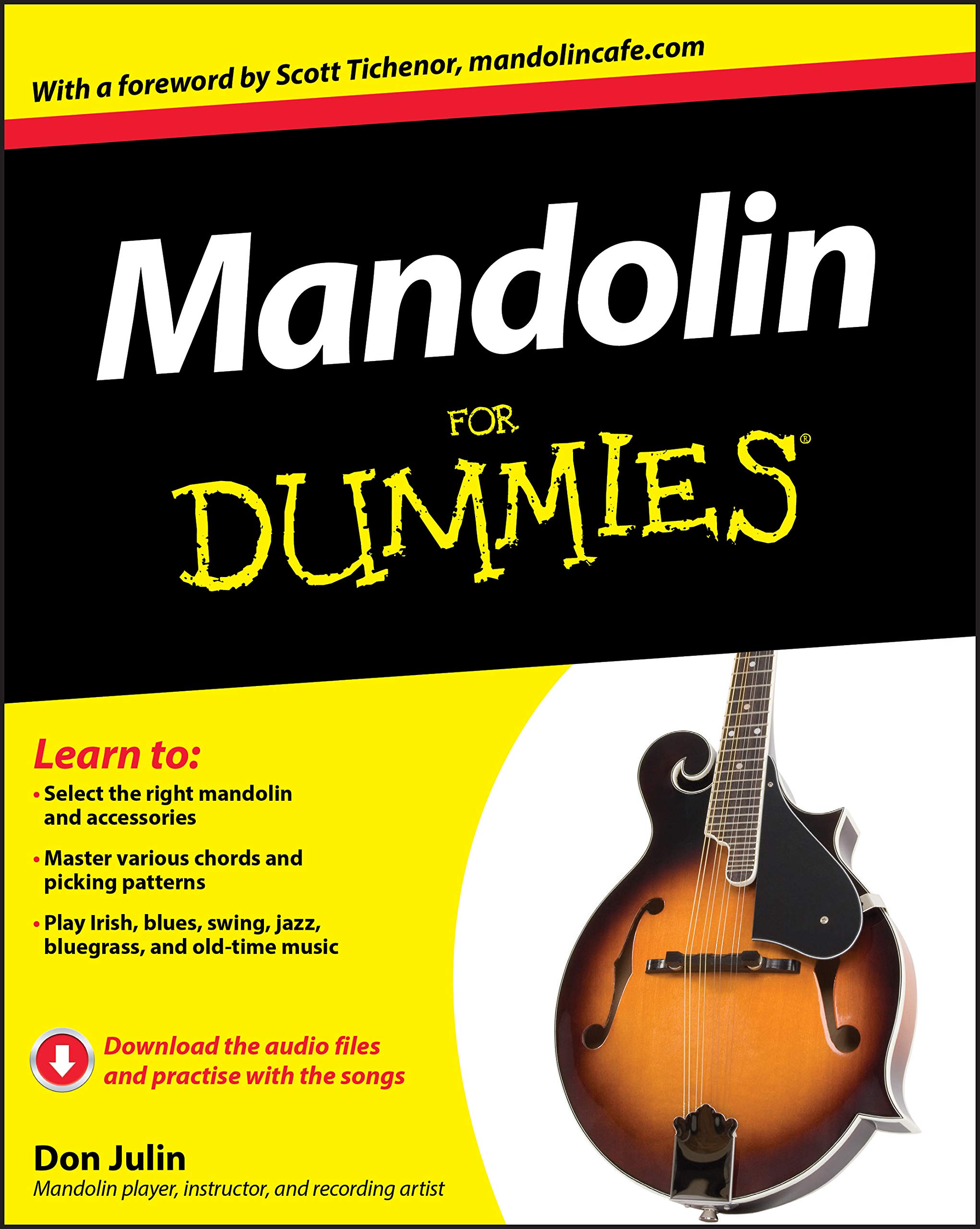 Book Cover Mandolin For Dummies