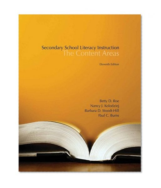 Book Cover Secondary School Literacy Instruction