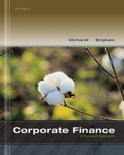 Book Cover Corporate Finance: A Focused Approach (with Thomson ONE - Business School Edition 6-Month Printed Access Card) (Finance Titles in the Brigham Family)