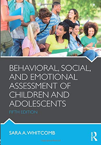 Book Cover Behavioral, Social, and Emotional Assessment of Children and Adolescents