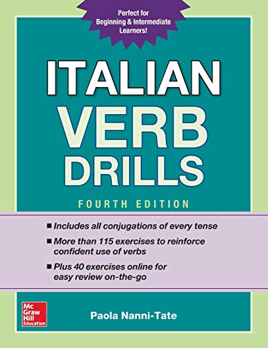 Book Cover Italian Verb Drills, Fourth Edition