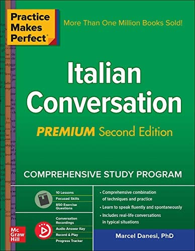 Book Cover Practice Makes Perfect: Italian Conversation, Premium Second Edition
