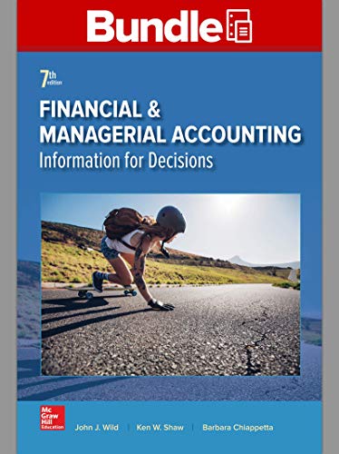 Book Cover GEN COMBO LOOSELEAF FINANCIAL AND MANAGERIAL ACCOUNTING; CONNECT ACCESS CARD