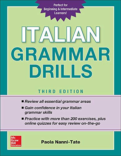 Book Cover Italian Grammar Drills, Third Edition (Lange)