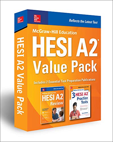 Book Cover McGraw-Hill Education HESI A2 Value Pack
