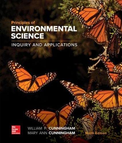 Book Cover Principles of Environmental Science