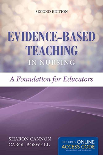 Book Cover Evidence-Based Teaching in Nursing: A Foundation for Educators