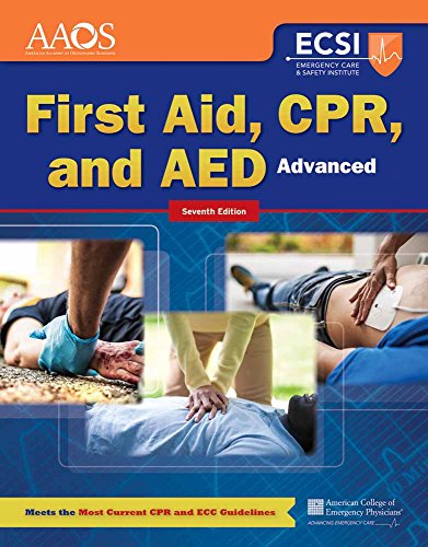 Book Cover Advanced First Aid, CPR, and AED (Orange Book)