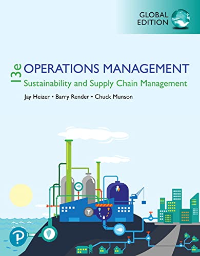 Book Cover Operations Management: Sustainability and Supply Chain Management